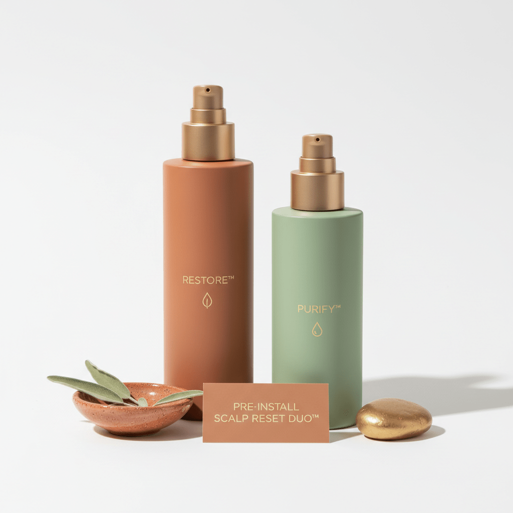PRE - INSTALL SCALP RESET DUO™ — RESTORE™ + PURIFY™ 2 - Step Scalp Ritual - ToxiTress™