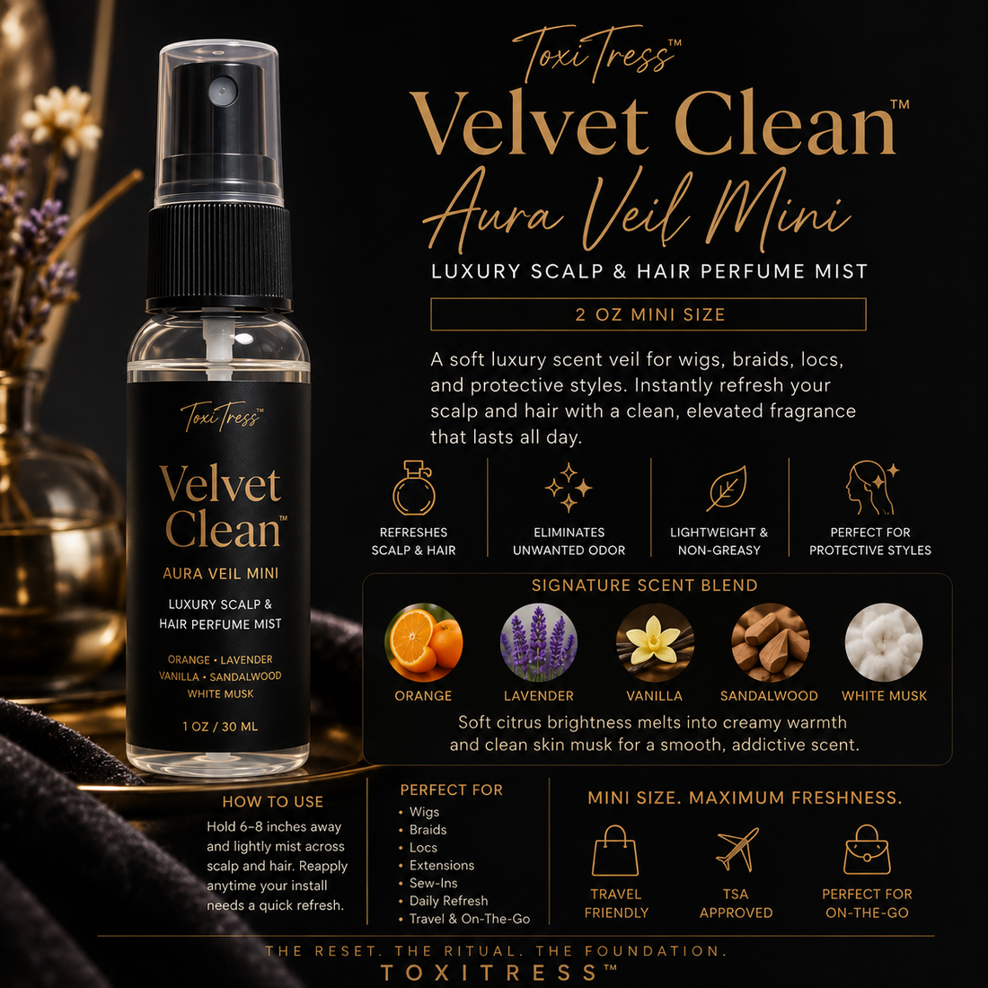 ToxiTress Luxury Hair Perfume Veil spray