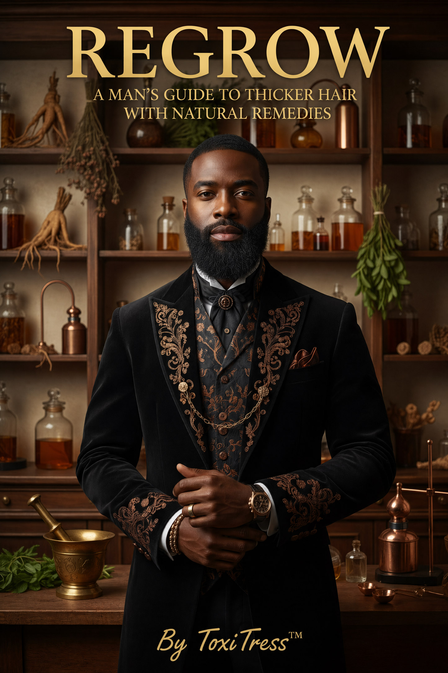 Regrow: A Man's Guide to Thicker Hair with Natural Remedies