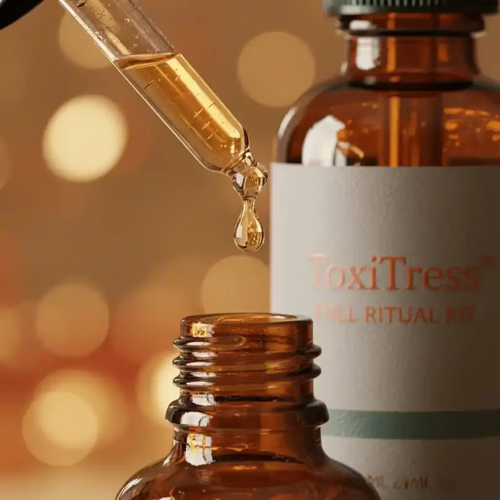 ToxiTress First Reset Duo scalp care ritual kit with EXTRACT™ Mini and RESTORE™ for healthy hair and scalp maintenance.