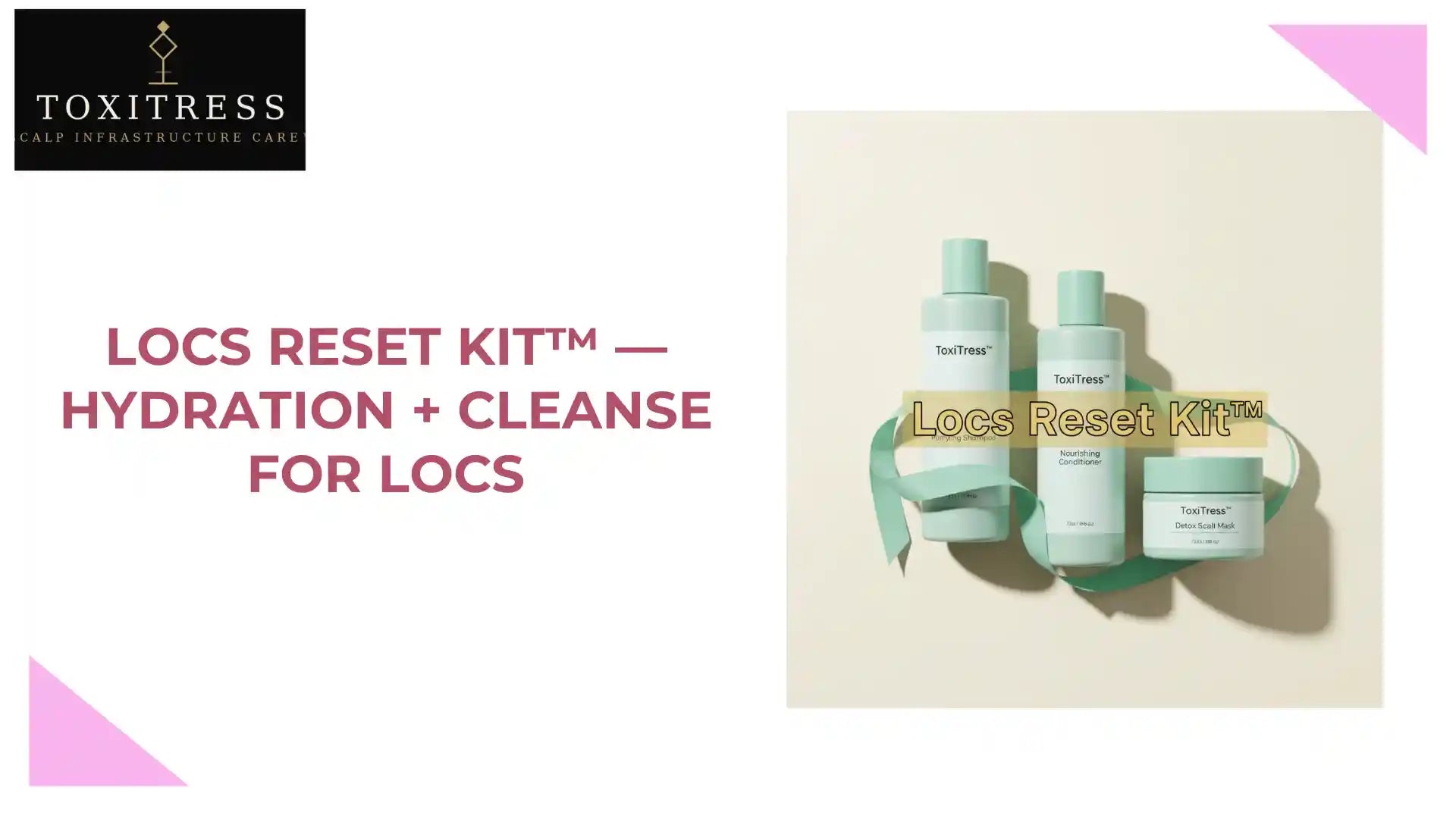 Locs Reset Kit&trade; &mdash; Hydration + Cleanse for Locs by@Outfy