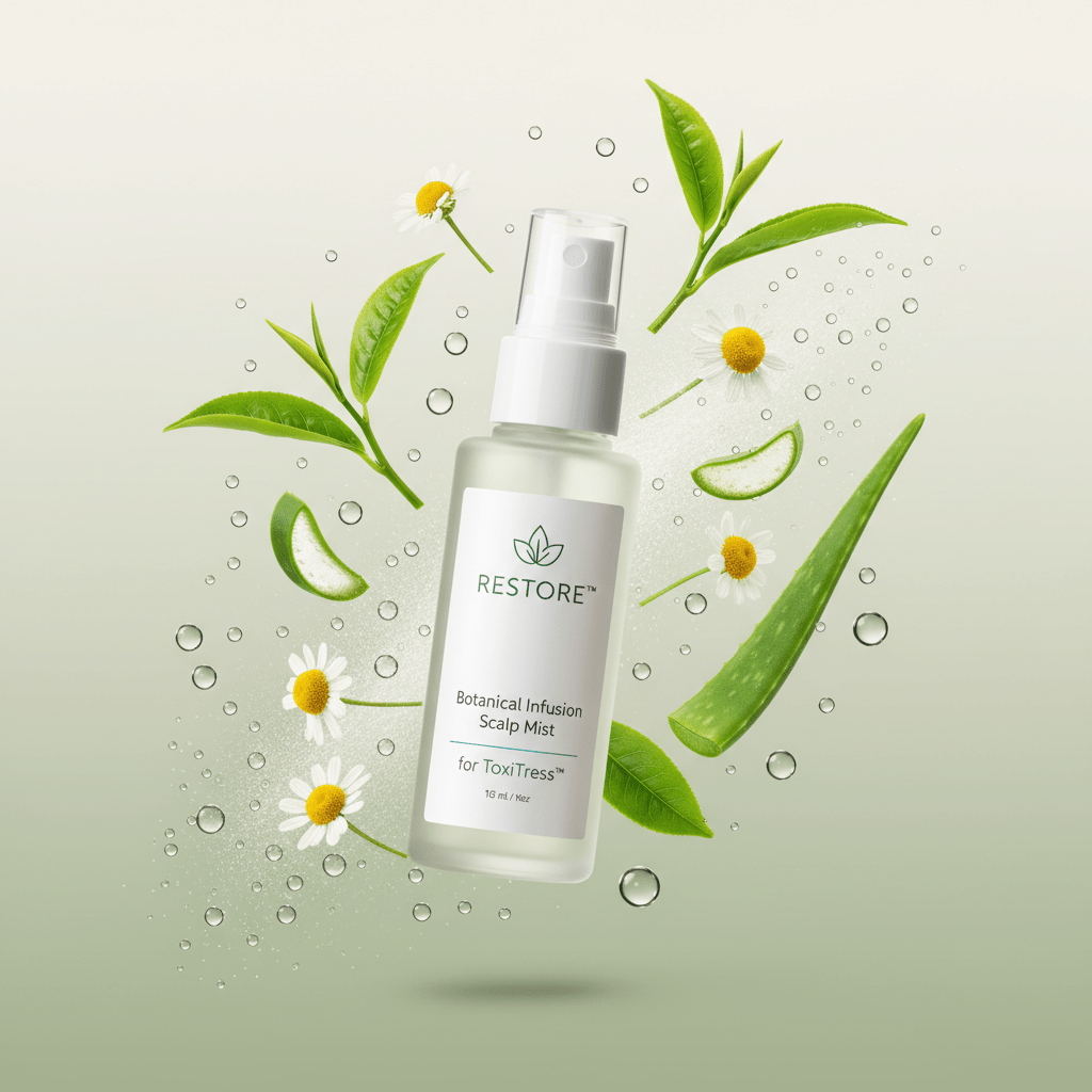 RESTORE™ Botanical Infusion — Scalp pH Reset Mist - ToxiTress™