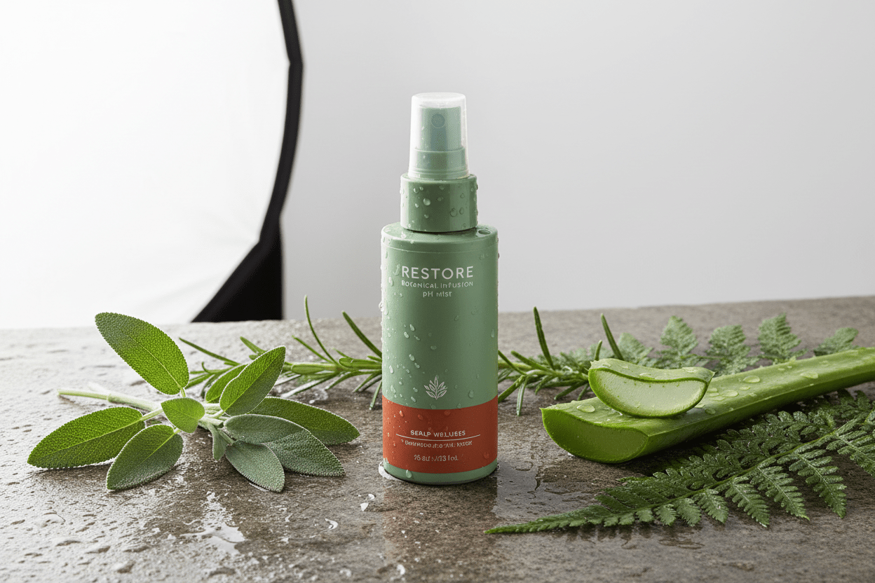 RESTORE™ Botanical Infusion — Scalp pH Reset Mist - ToxiTress™