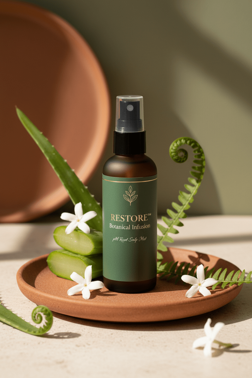RESTORE™ Botanical Infusion — Scalp pH Reset Mist - ToxiTress™