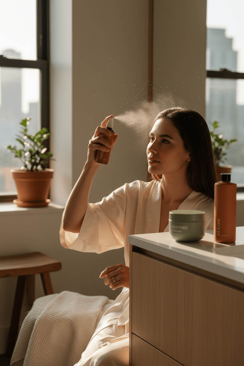 RESTORE™ Botanical Infusion — Scalp pH Reset Mist - ToxiTress™