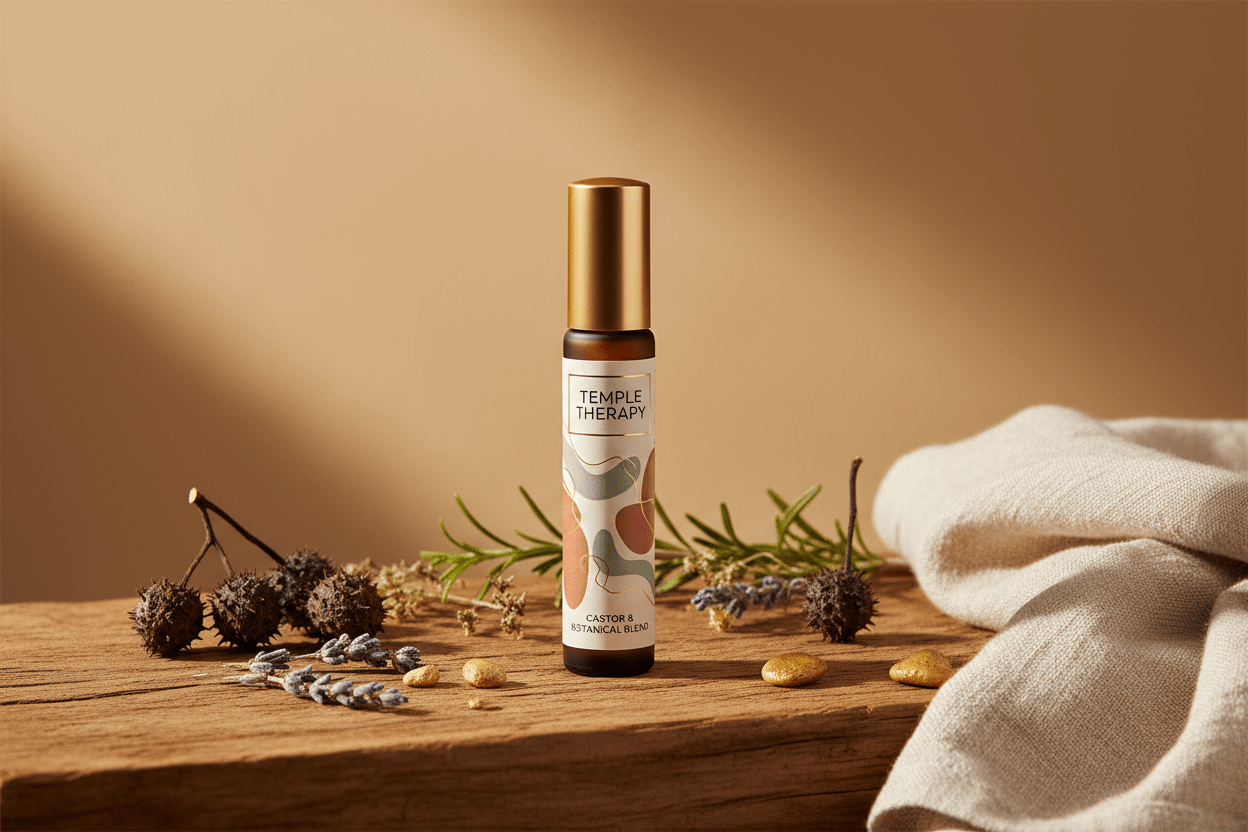 TEMPLE THERAPY™ Roll - On — Botanical Hairline Recovery Oil - ToxiTress™