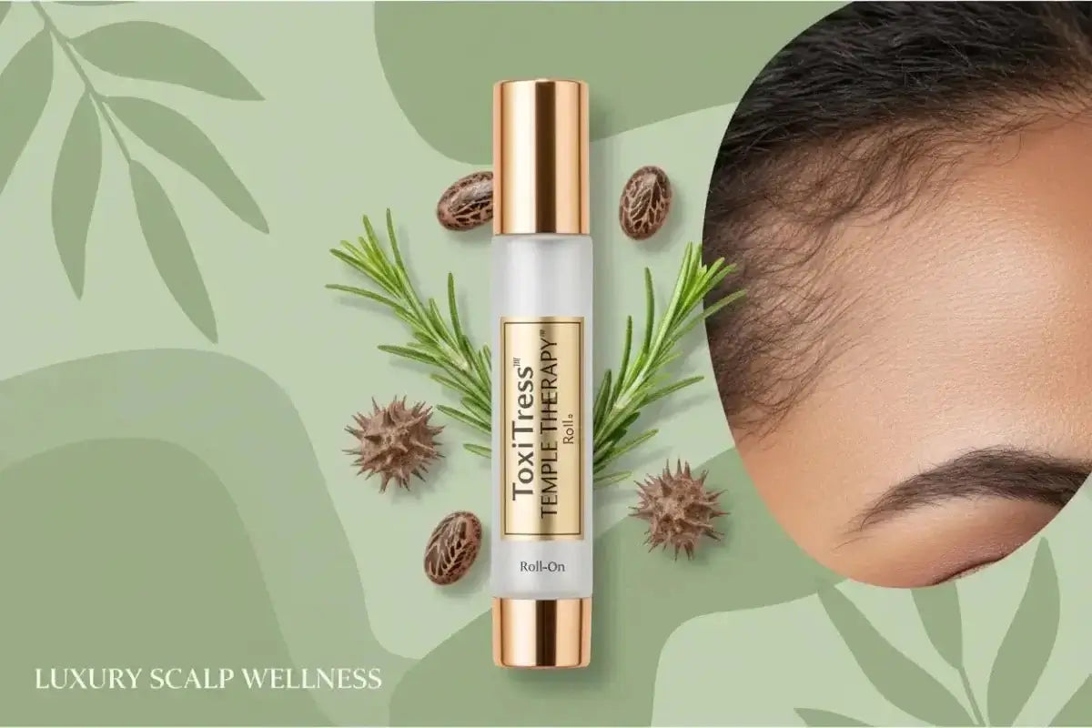 TEMPLE THERAPY™ Roll-On | Targeted Scalp + Hairline Recovery - ToxiTress™