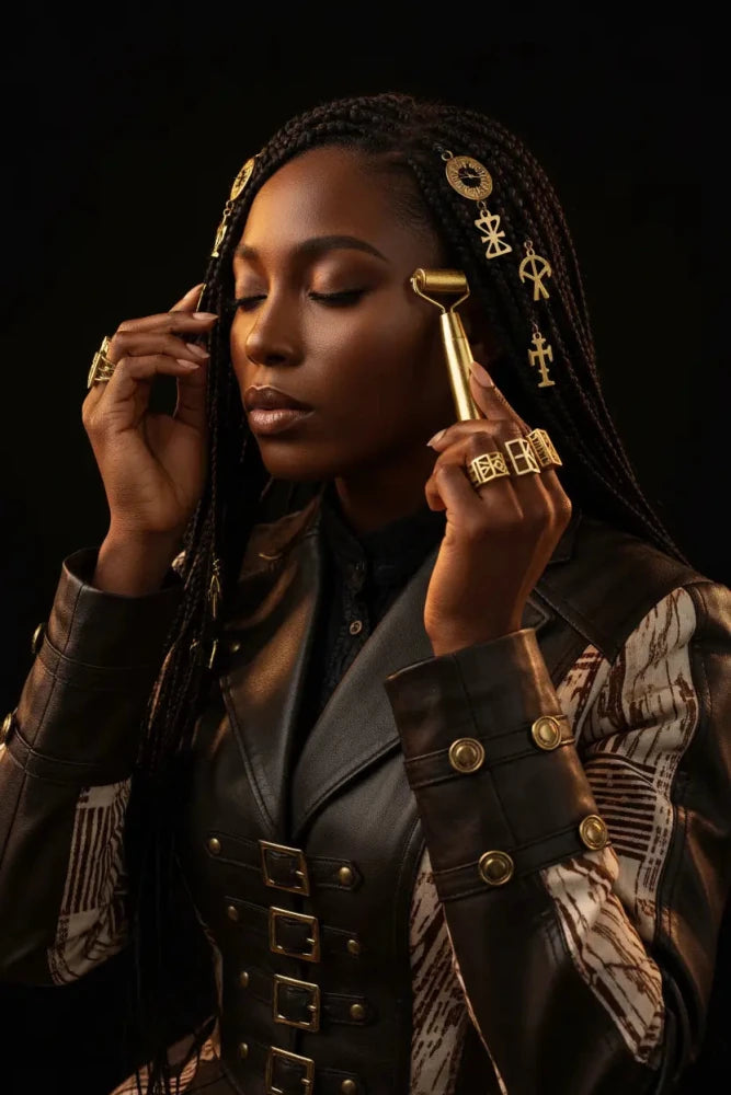 TEMPLE THERAPY™ Roll-On — lifestyle photo | ToxiTress™ scalp care