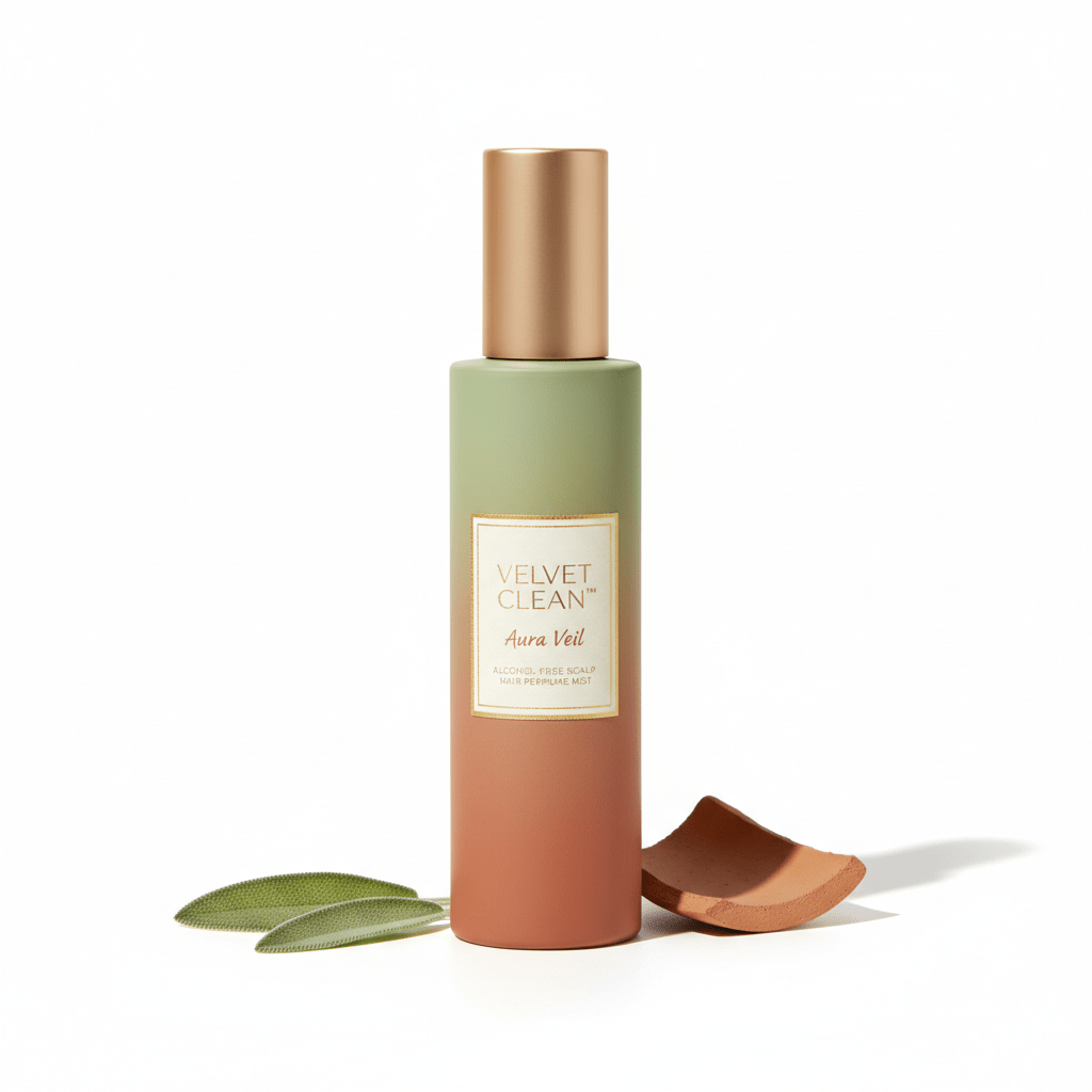 Velvet Clean™ Aura Veil — Alcohol - Free Scalp &amp; Hair Perfume Mist - ToxiTress™