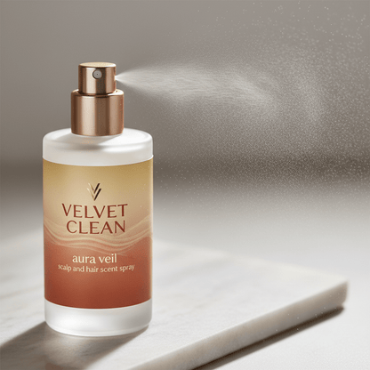 Velvet Clean™ Scalp + Hair Scent Spray — Alcohol - Free Luxury Hair Mist - ToxiTress™