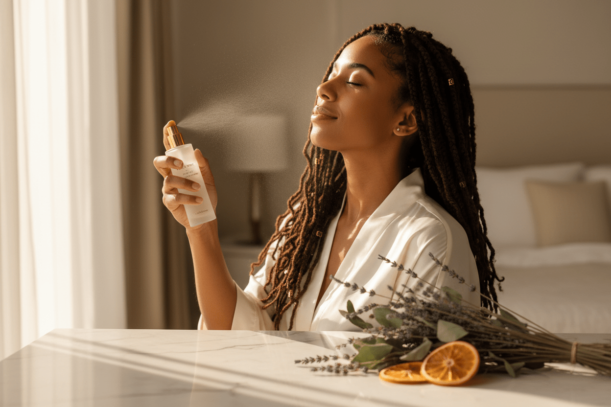 Velvet Clean™ Scalp + Hair Scent Spray — Alcohol - Free Luxury Hair Mist - ToxiTress™